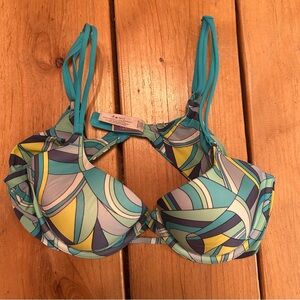 Colorful Geometric Bikini Top